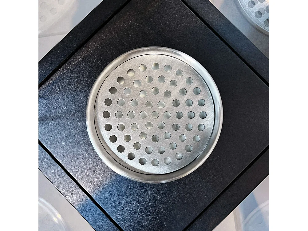 Cheminée de jardin au bioéthanol pour extérieur Capri 110 Noir