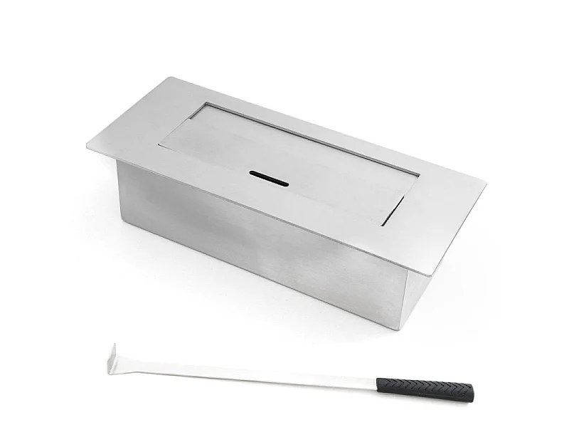 VIENNA bioethanol fireplace, wall-mounted biofireplace, L65 x H75 x D23