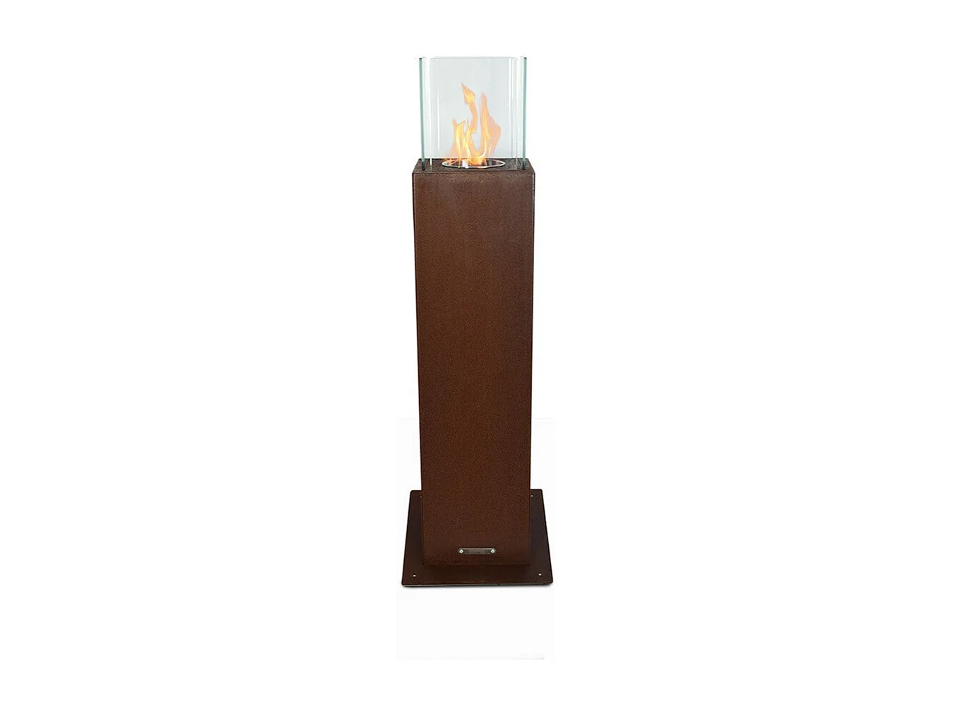 Eleganter und intimer Garten-Bioethanol-Kamin Capri 70 Rost - Eco-Fuoco