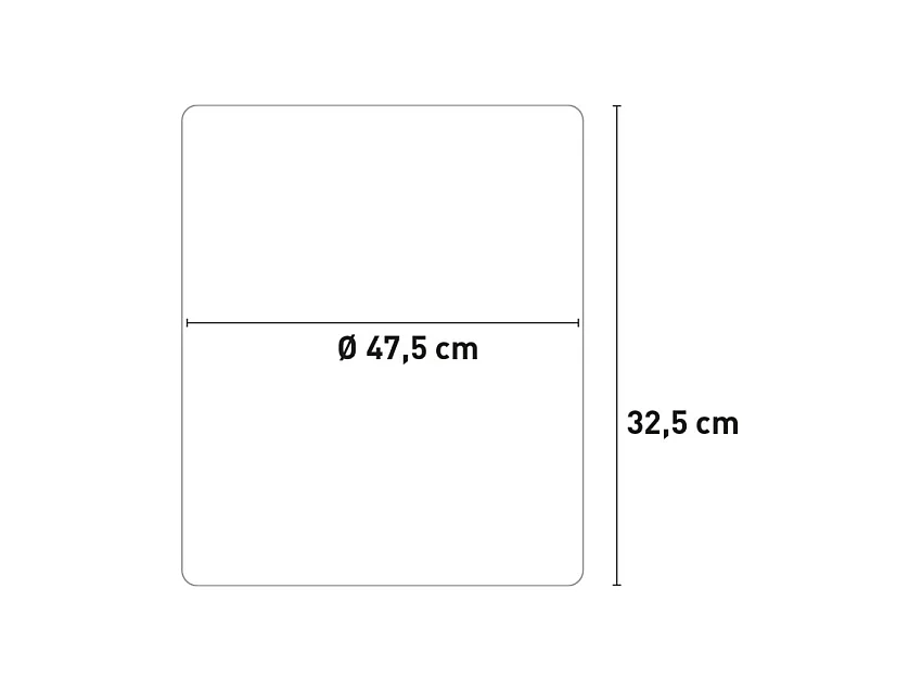 Cheminée au bioéthanol brasero de jardin rond pour intérieur et extérieur RODI Noir d.47,5