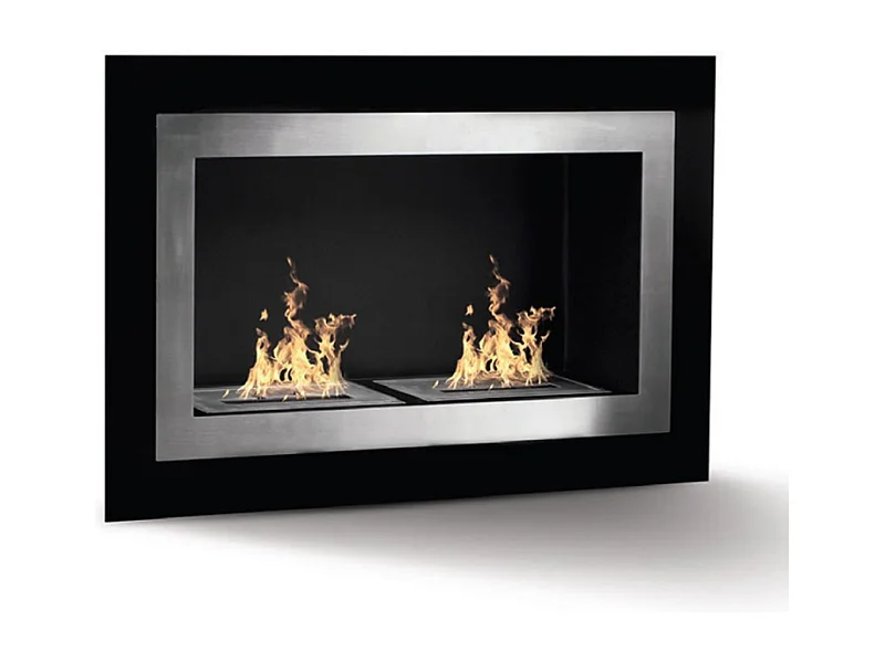 DIVINA FIRE Wandmontierter Bioethanol-Einbaukamin BEIJING L90 x H55 x P17