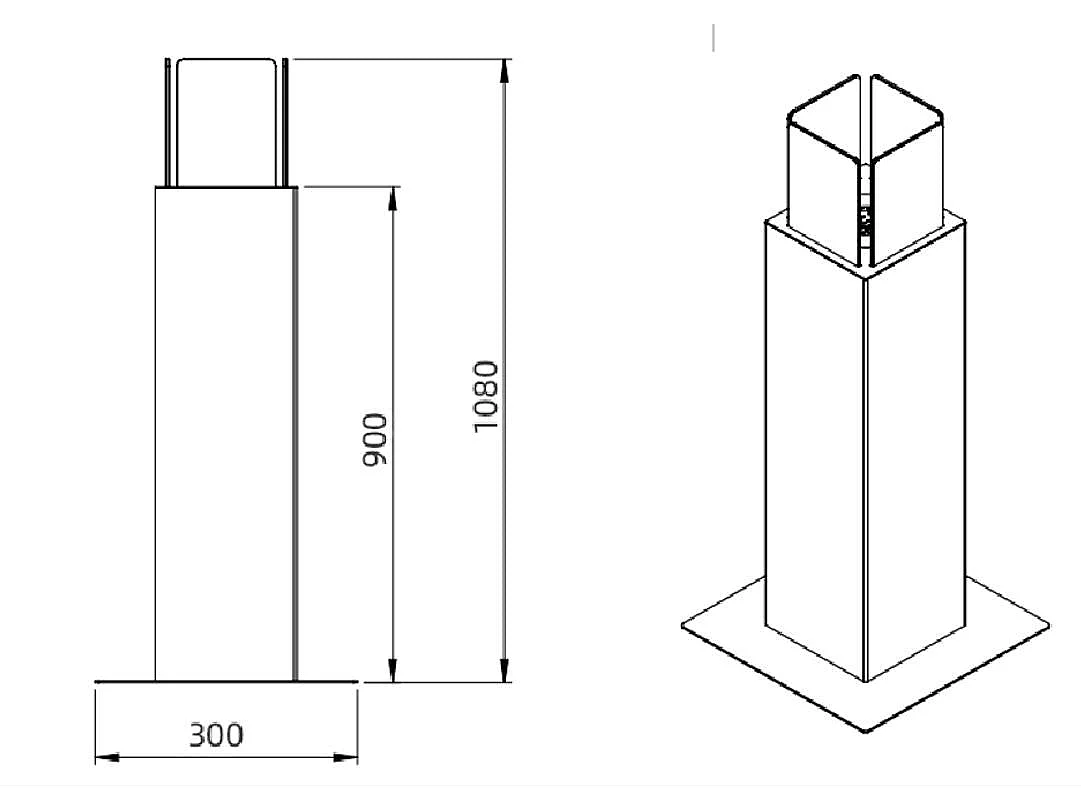 Lareira de jardim externa a bioetanol Capri 110 branca