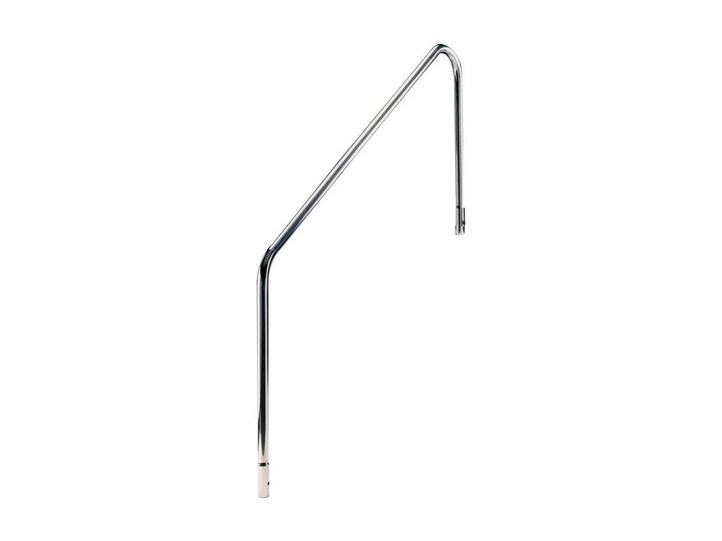 Lot de 2 sorties de bain pour piscine - L.152.4 cm - Inox - A sceller