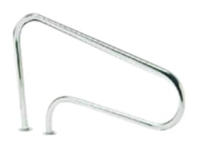 Sorties de bain pour piscine avec 2 ancrages extérieurs - 125 x 80 cm - Inox - A visser