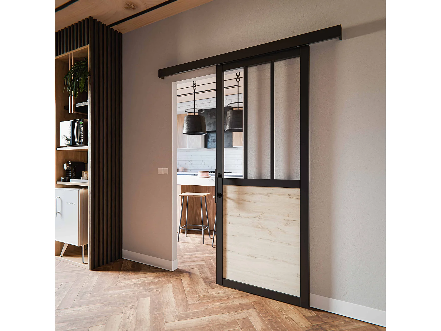 Panneau Personnalisation - Porte Atelier - Tokyo