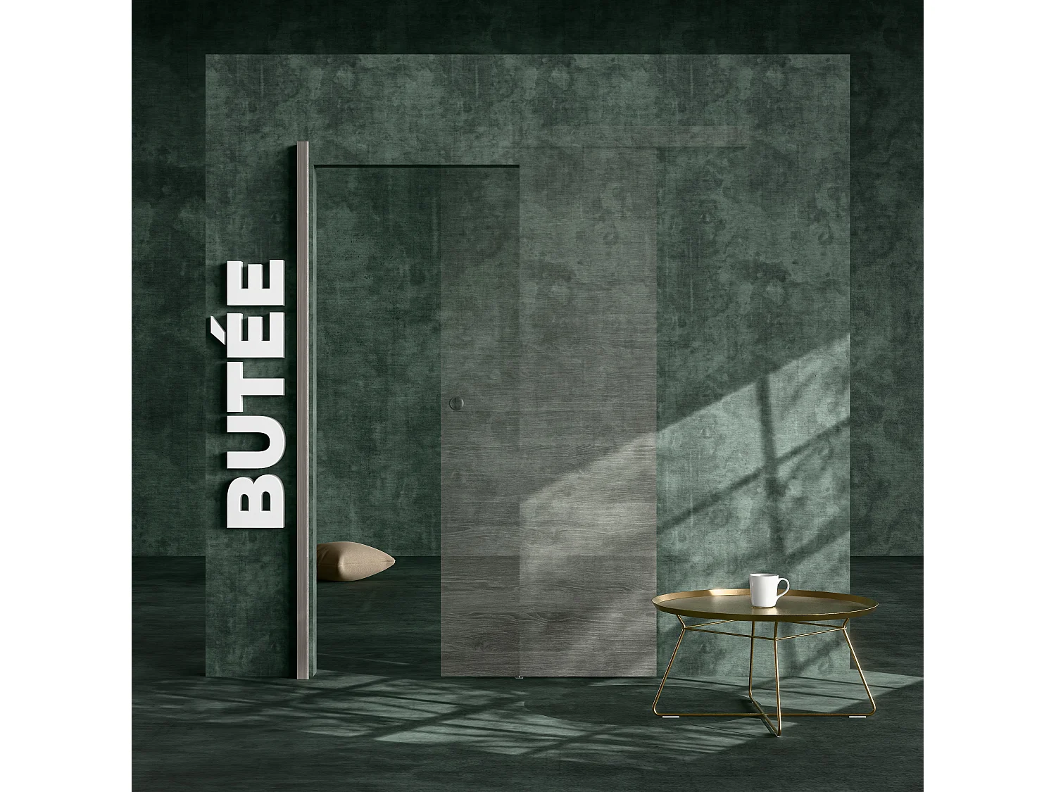 Butée de porte coulissante - Gris Blanchi