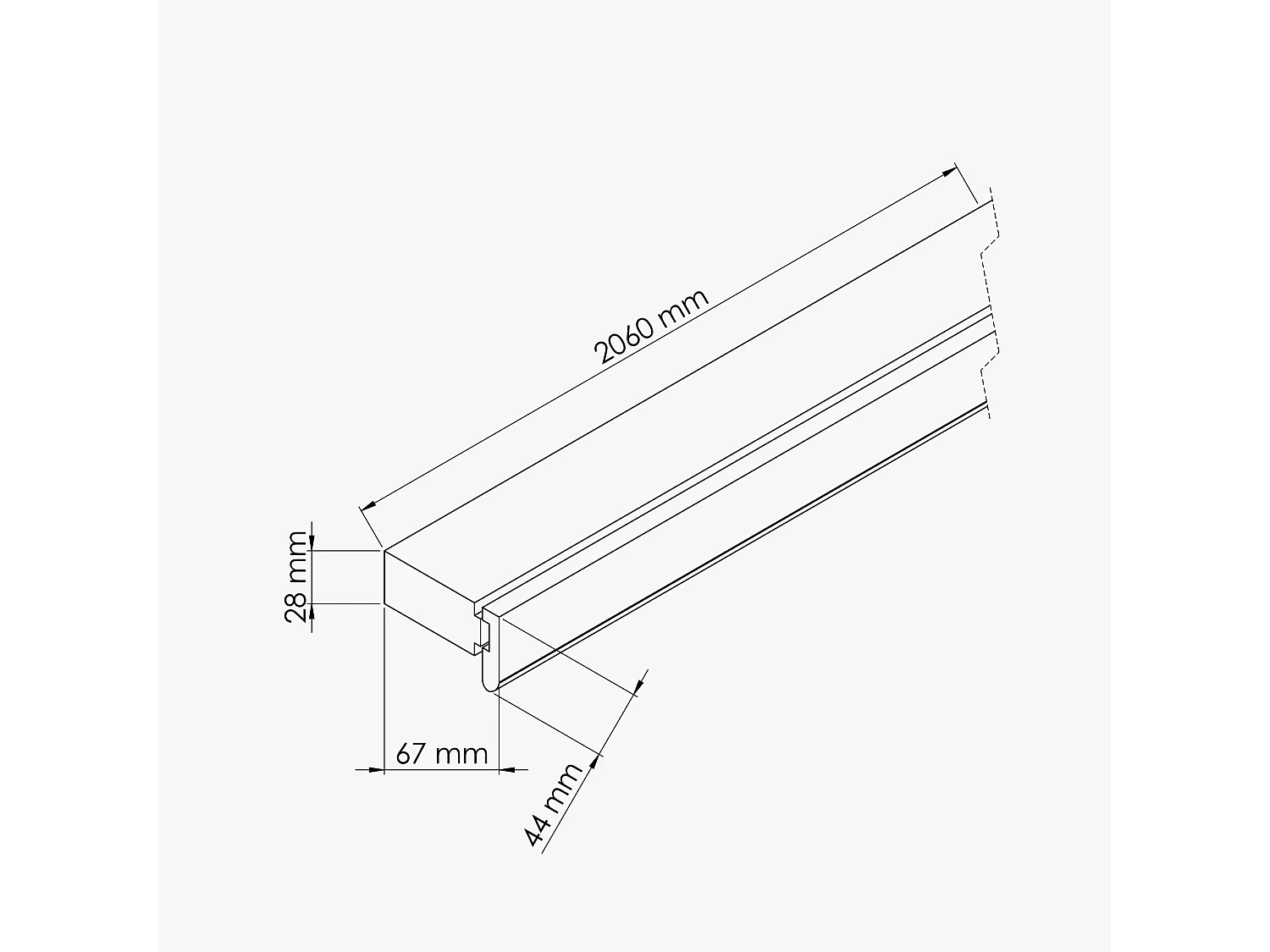 Butée de porte coulissante - Denver