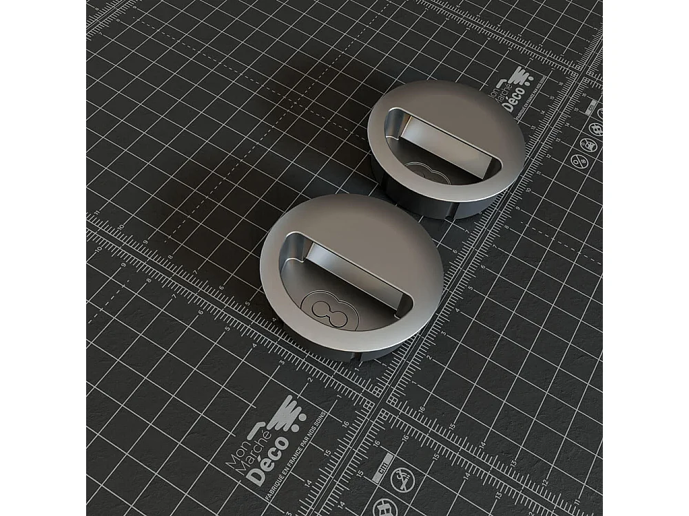 Poignées PVC Type Cuvette pour Porte Coulissante