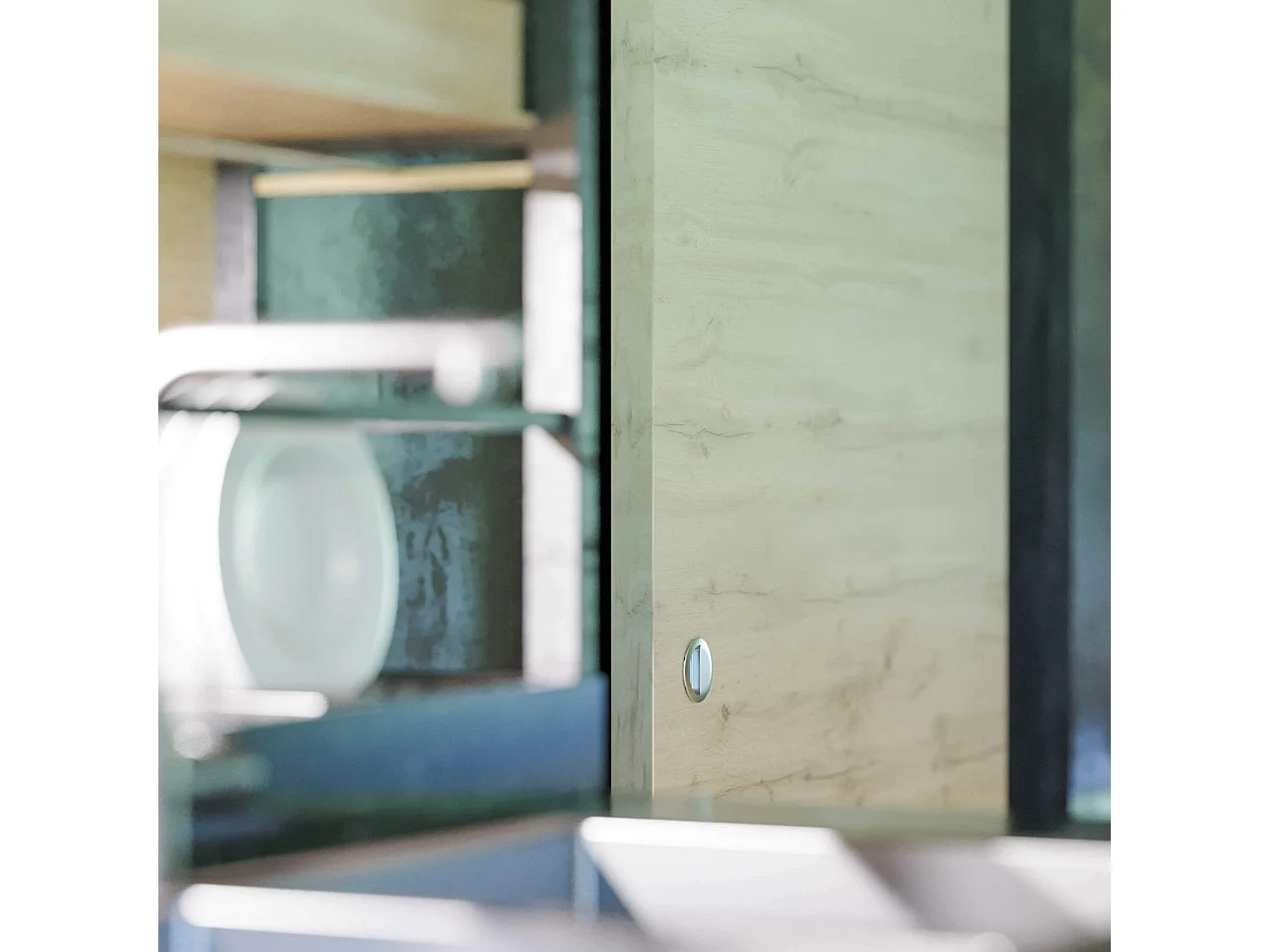 Poignées PVC Type Cuvette pour Porte Coulissante