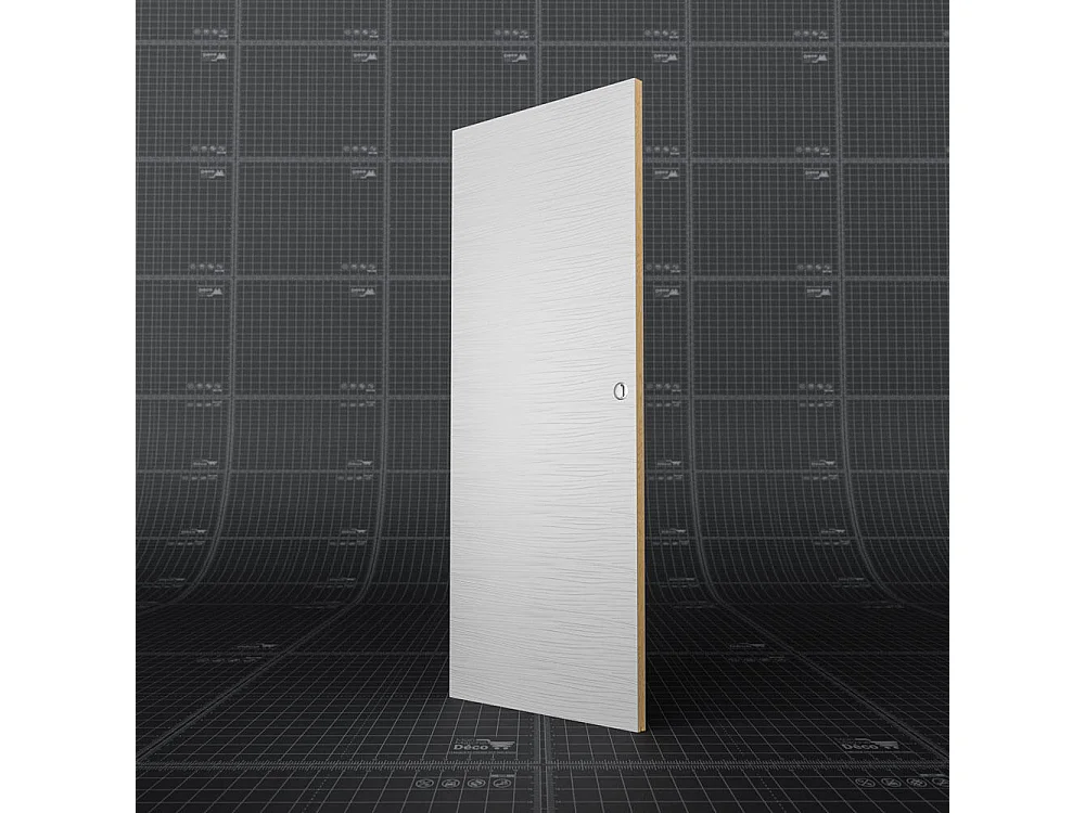 Porte Coulissante Seule - Prépeinte Mayotte 83 cm