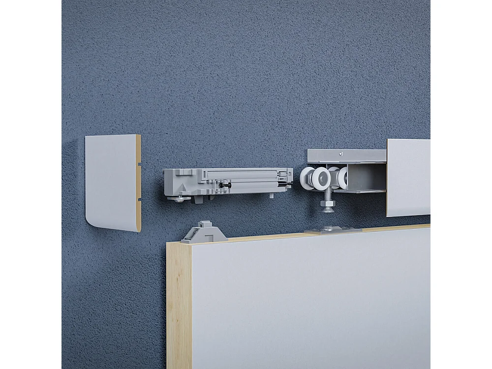 Porte Coulissante avec Rail - Costa Rica 83 cm - Sans butée