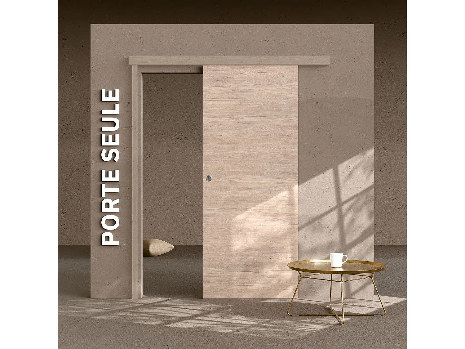 Porte Coulissante Seule - Denver 83 cm