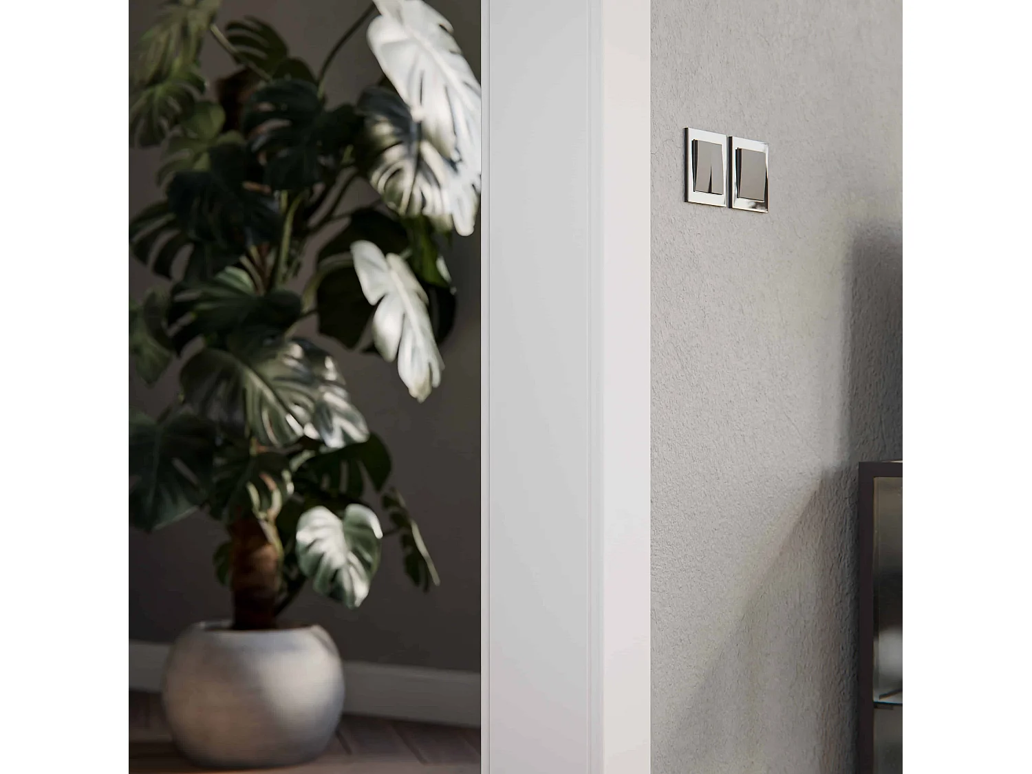 Habillage de Cloison 1 m - Blanc