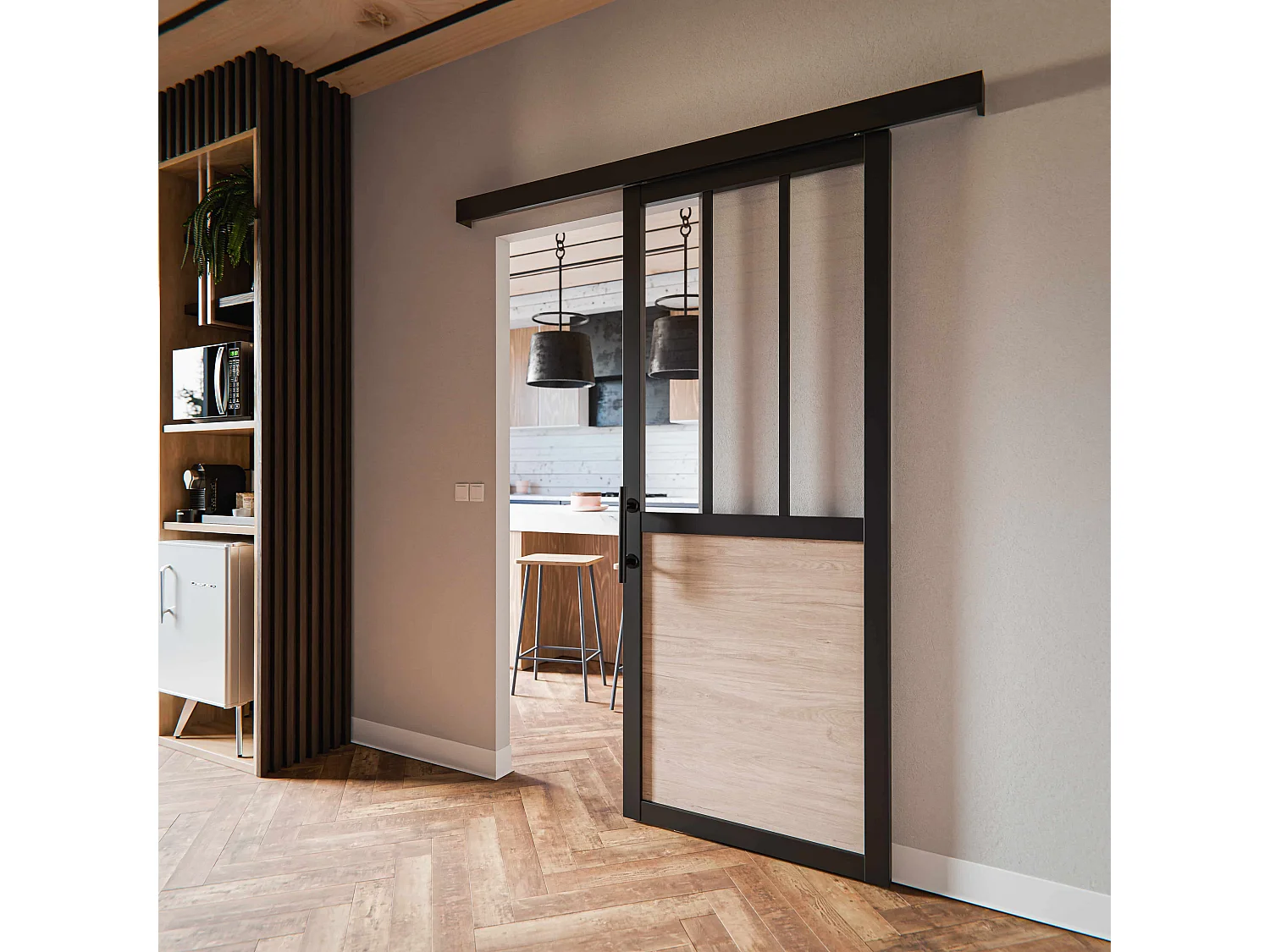 Panneau Personnalisation - Porte Atelier - Denver