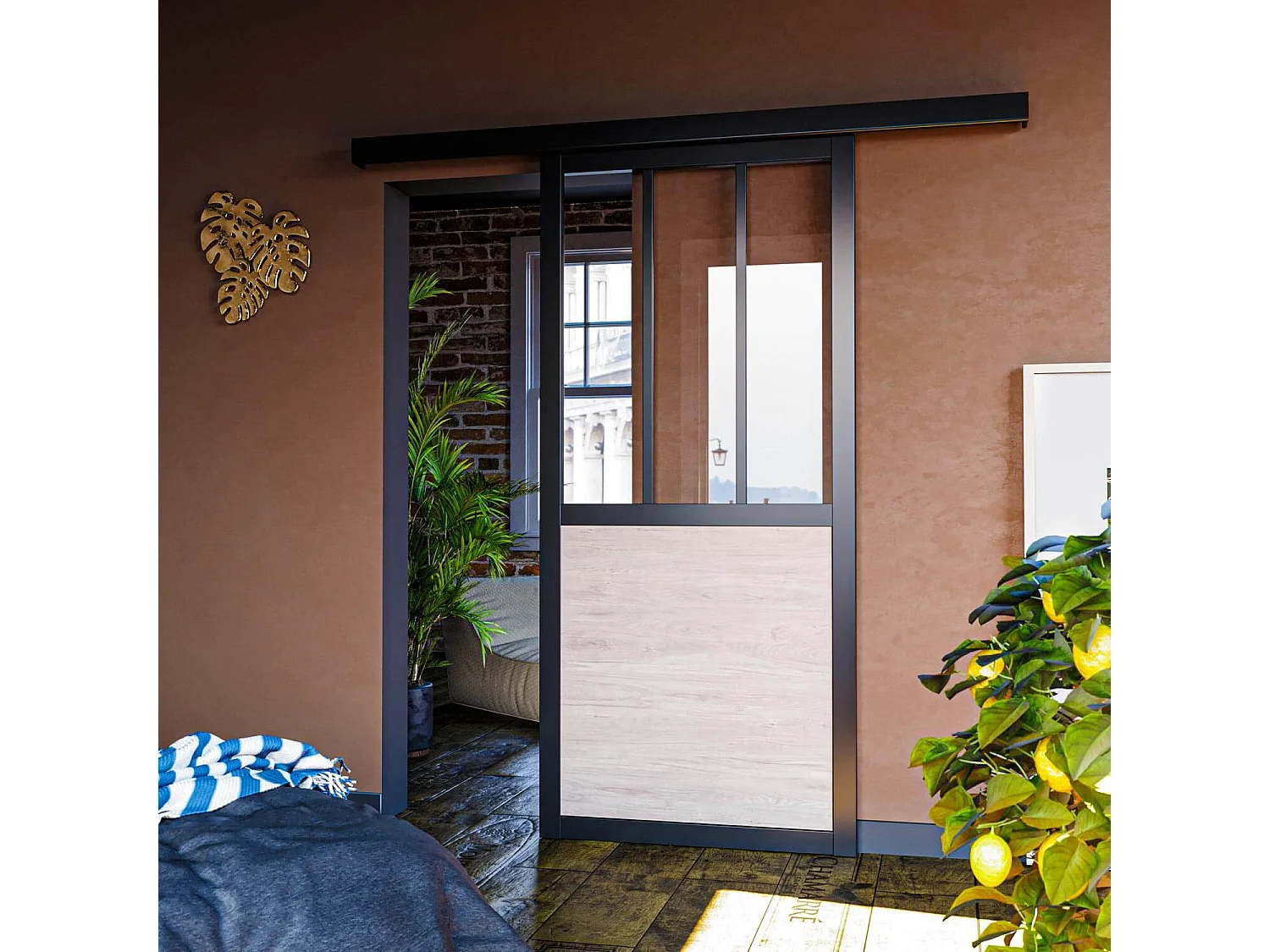 Panneau Personnalisation - Porte Atelier - Denver