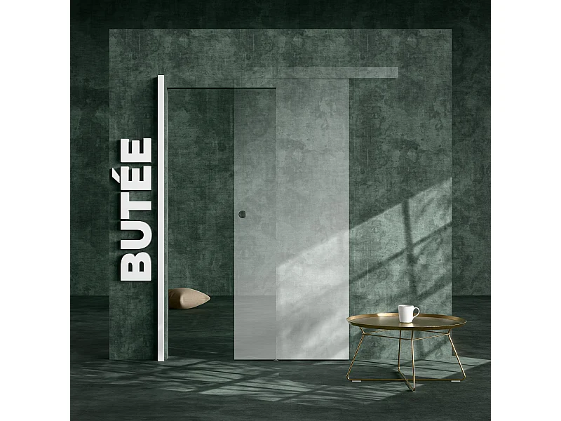 Butée de porte coulissante - Prépeinte Blanc