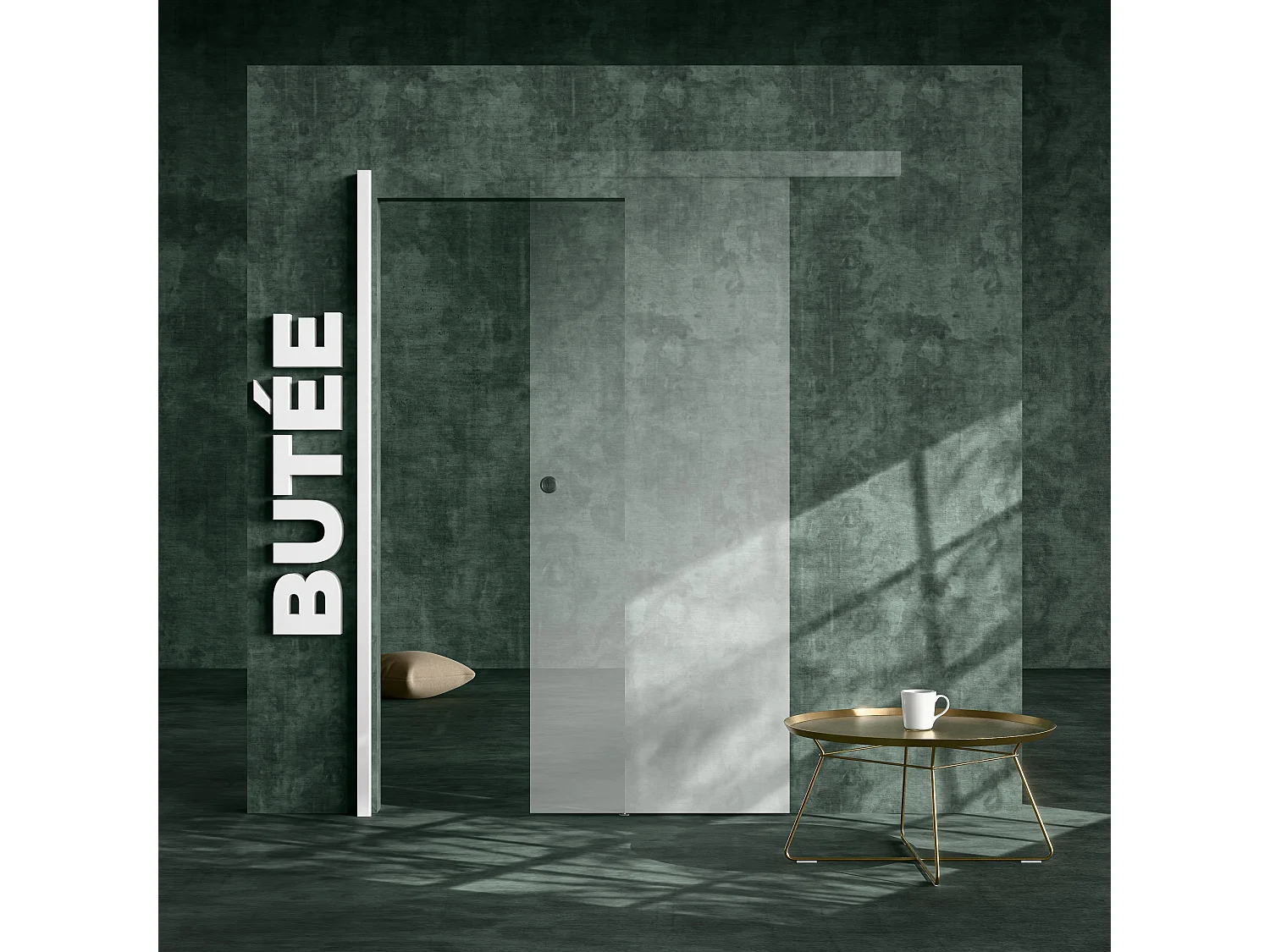 Butée de porte coulissante - Prépeinte Blanc