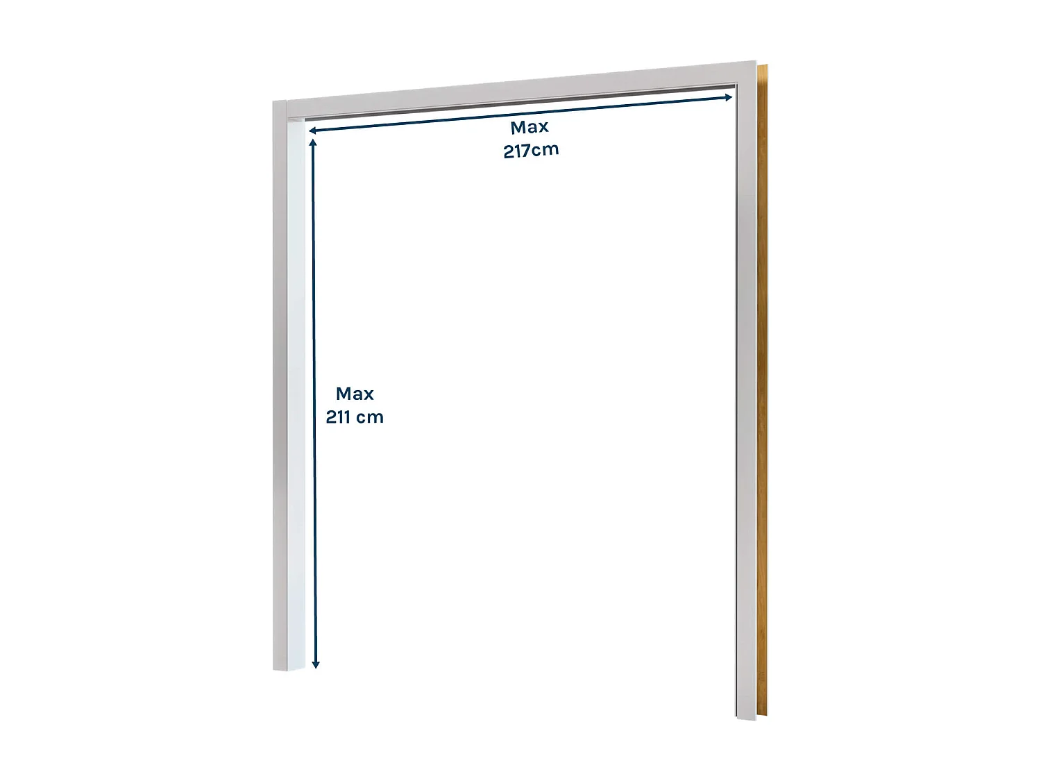 Habillage de Cloison 2.20 m - Blanc