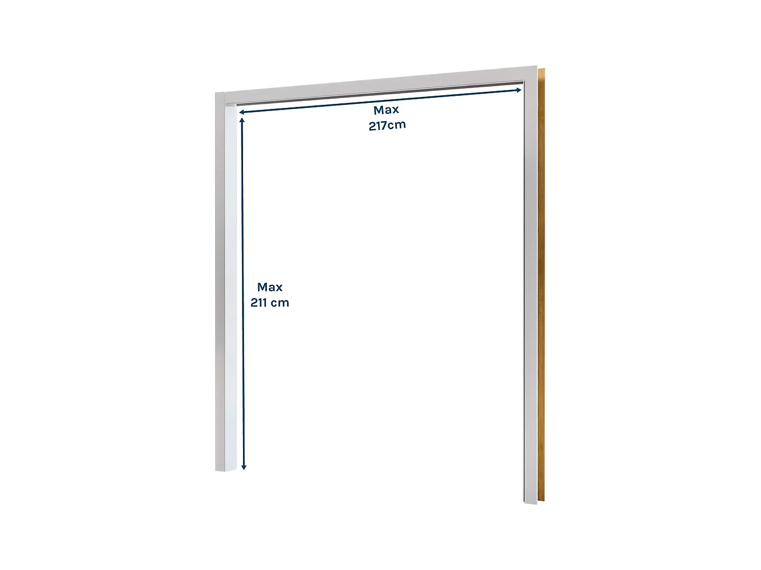 Habillage de Cloison 2.20 m - Blanc