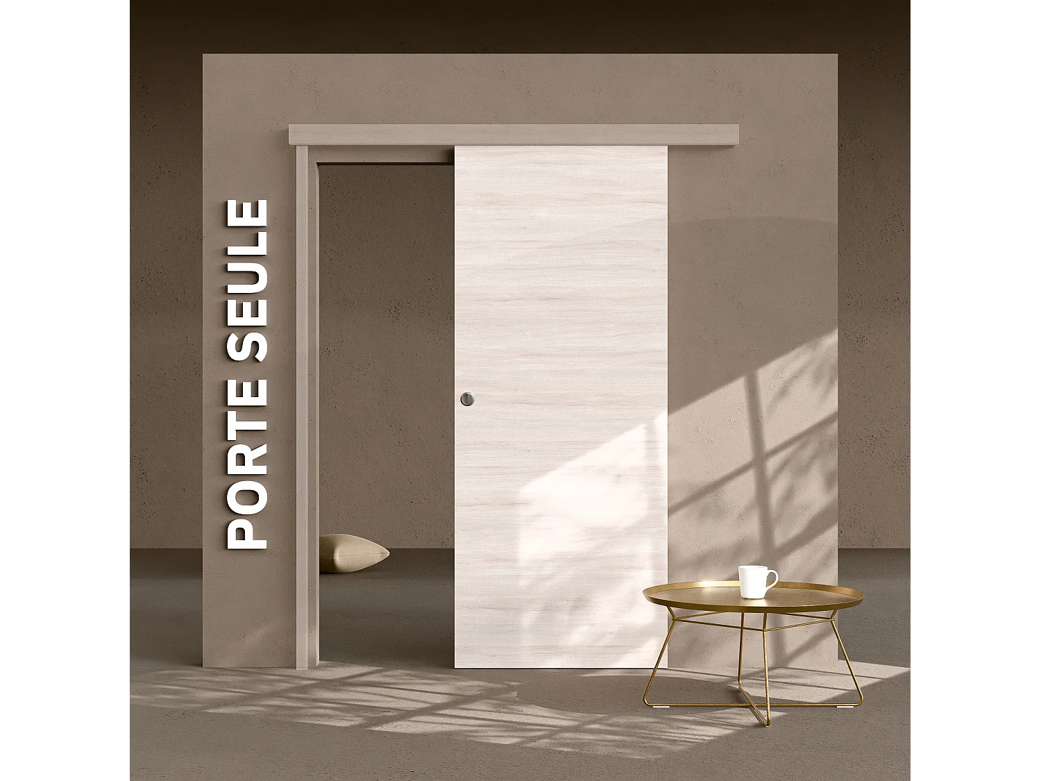 Porte Coulissante Seule - Oslo 83 cm