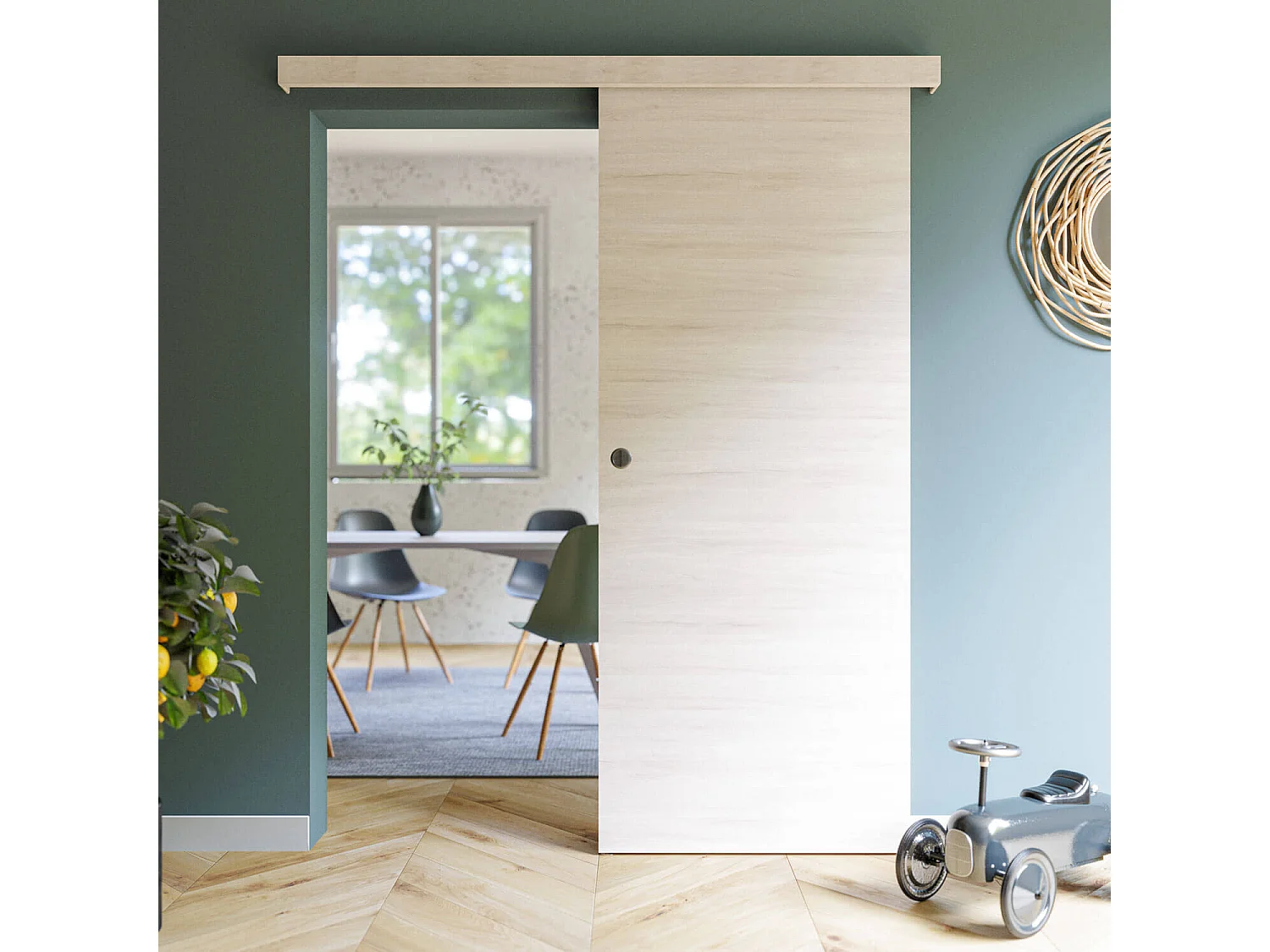 Porte Coulissante Seule - Oslo 83 cm