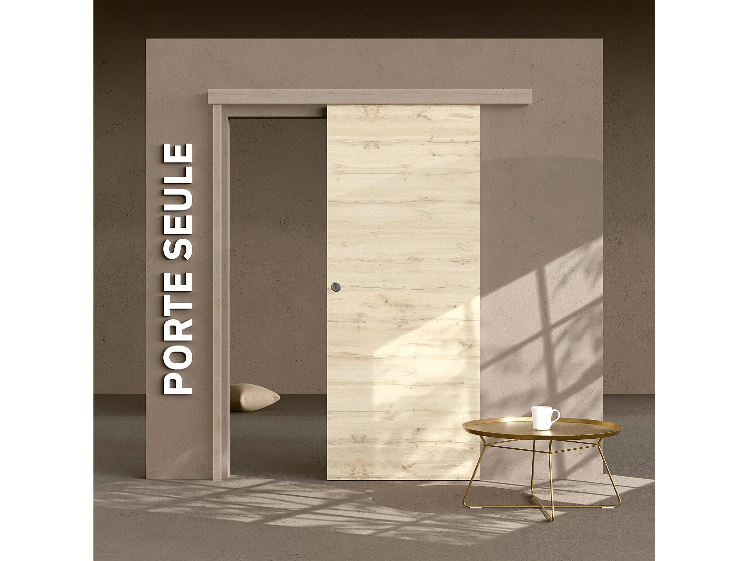 Porte Coulissante Seule - Tokyo 83 cm