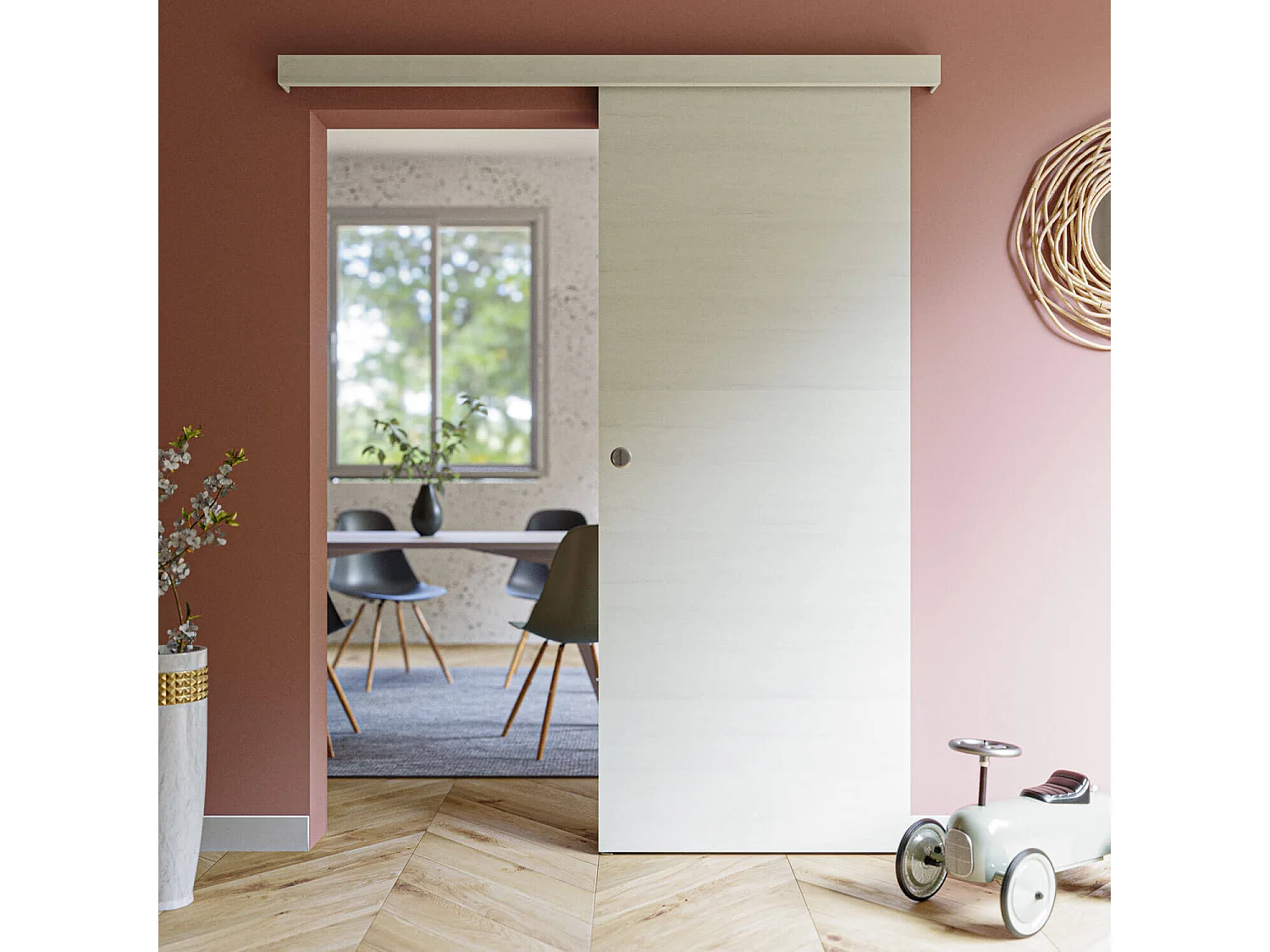 Porte Coulissante Seule - Helsinki 83 cm