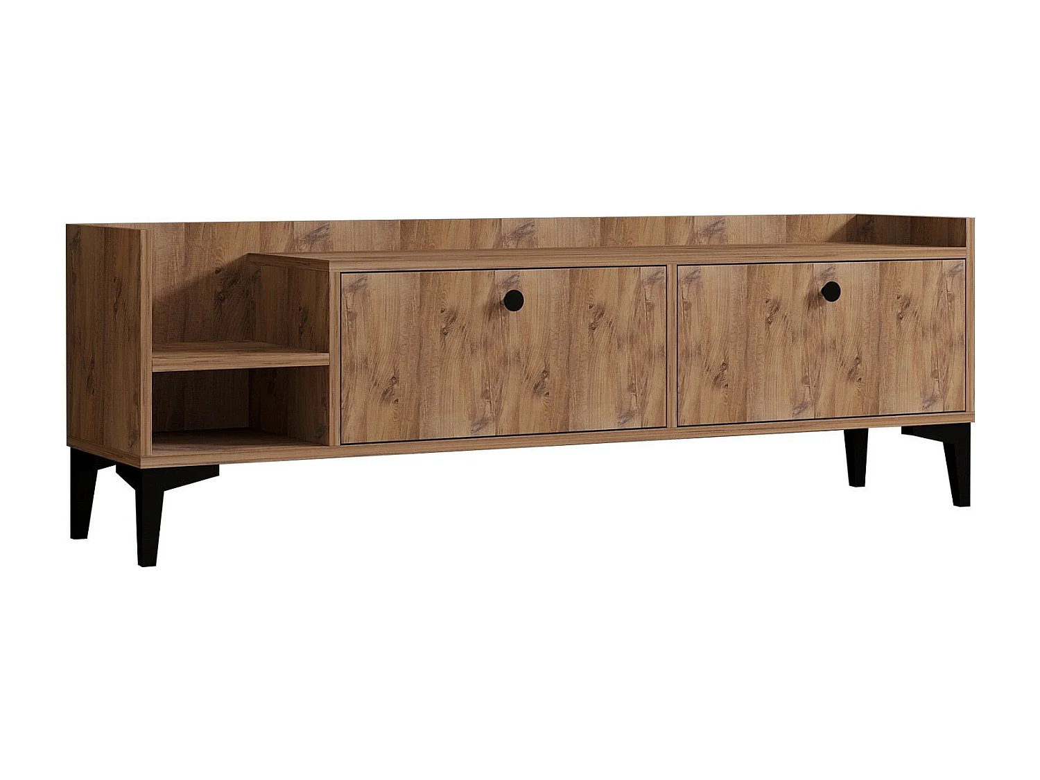 TV-Ständer – 150 cm breit – Atlantische Kiefer – Melaminbeschichtete Spanplatte