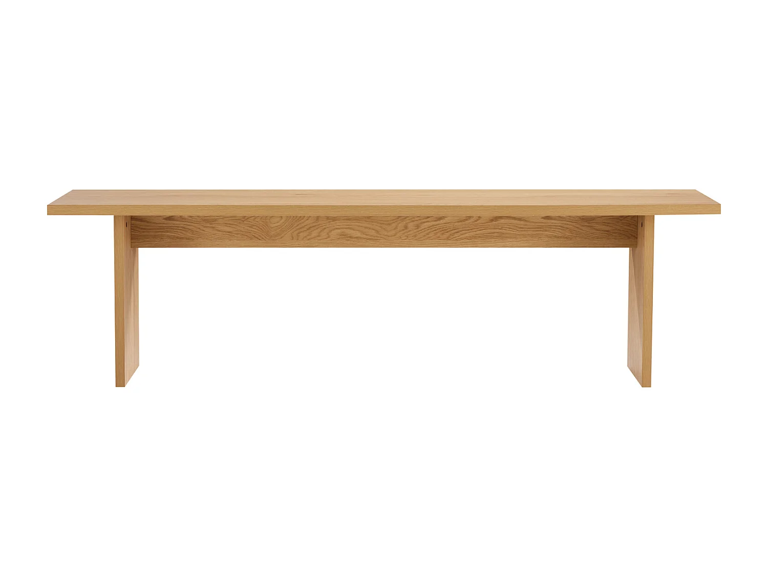 Holzbank im skandinavischen Stil ALMA