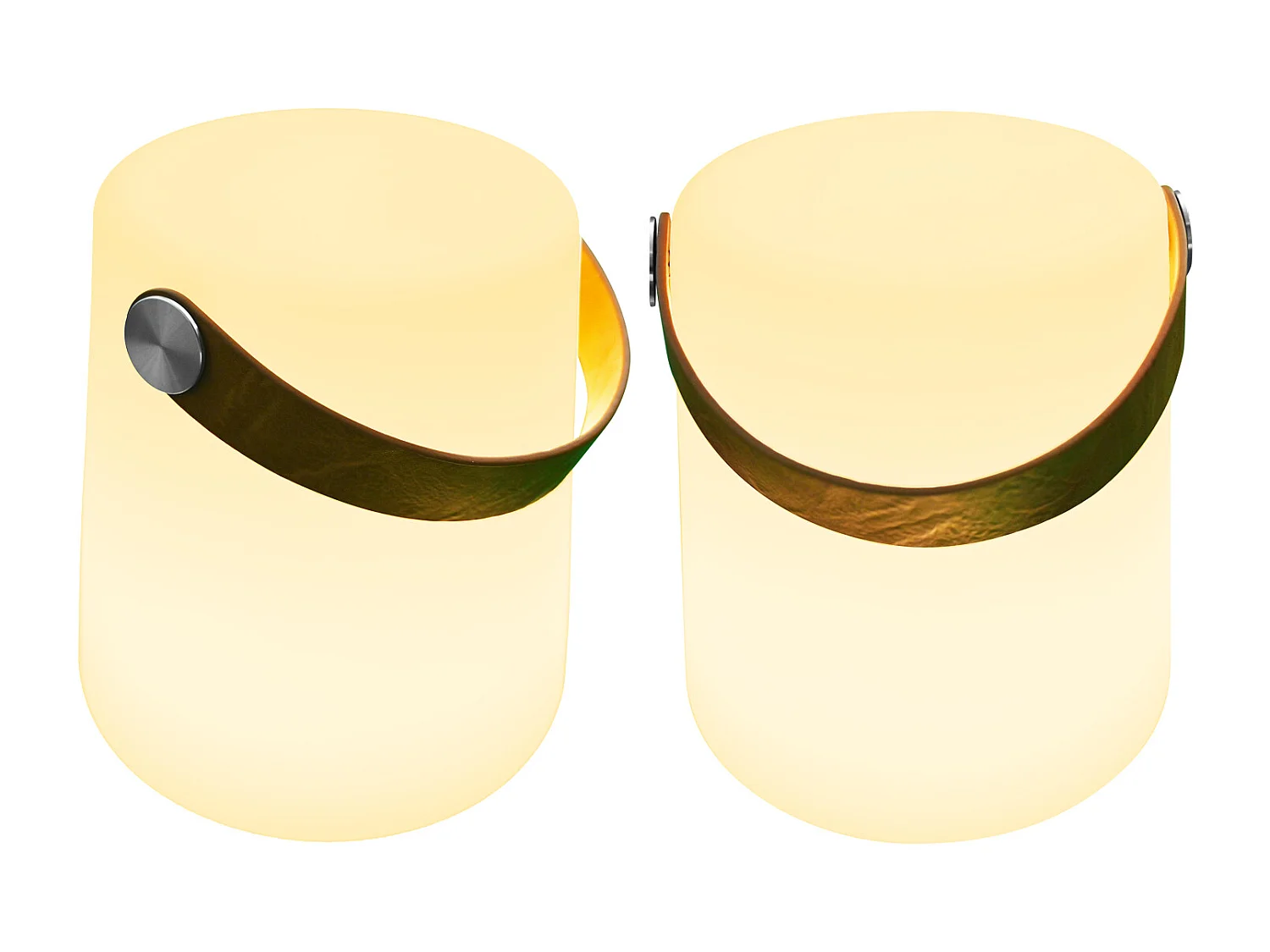 Lampe LED à poser avec lanière en simili VELA - HAPPY GARDEN