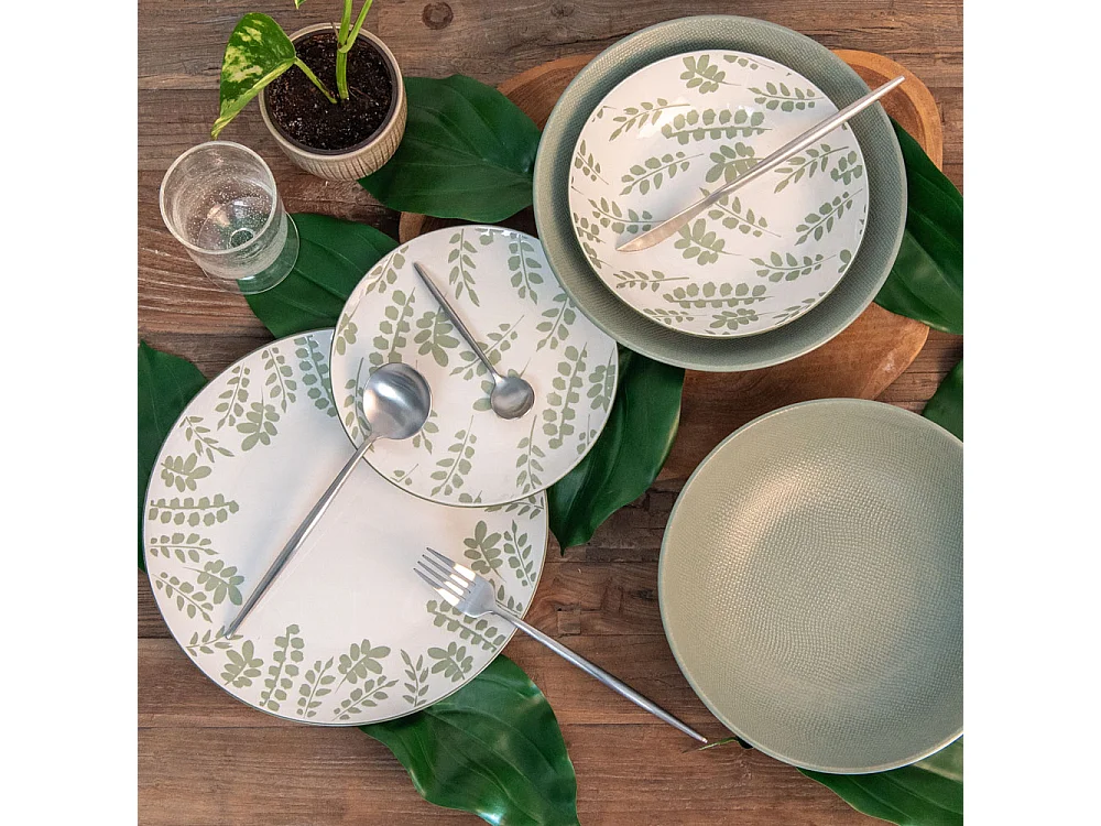 Assiette creuse 20 cm Episia (lot de 6)