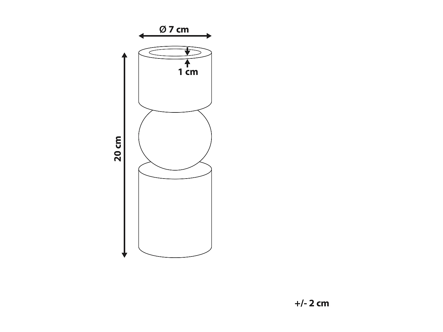 Minimalistische Kerzenhalter Kerzenstände, Weiß gerundete Form Sparta