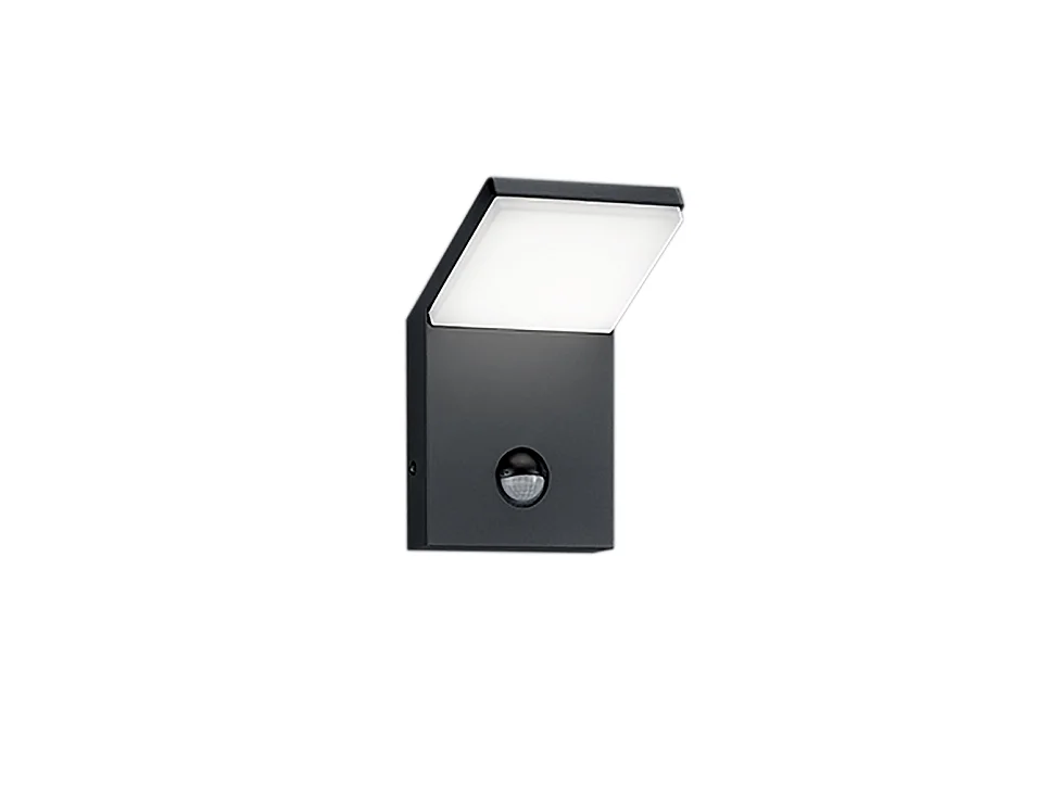 Applique  Led murale extérieure avec détecteur IP54 8W - Trio - Pearl