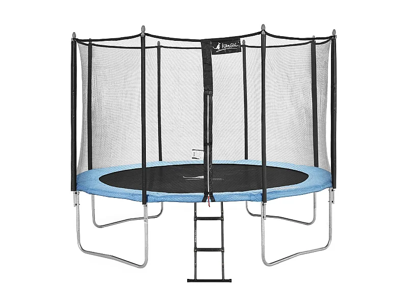 Kangui - Trampoline de jardin 426 cm + filet de sécurité + échelle | Normes EU | Montage facile