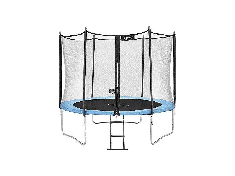 Kangui - Trampoline de jardin 305 cm + filet de sécurité + échelle | Normes EU | Montage facile