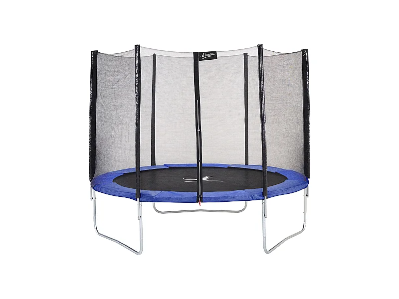 Trampoline rond Bleu Ø300cm avec filet de protection