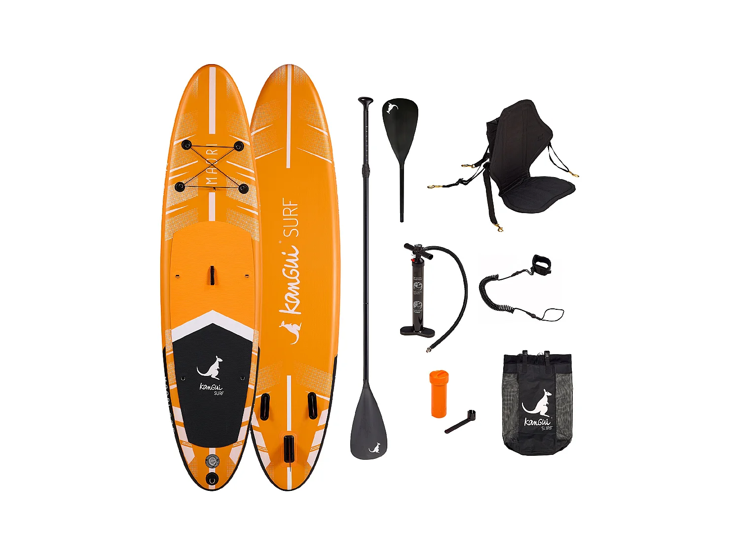 Kangui - Stand up paddle gonflable SUP avec siege kayak, 335cm - MAORI