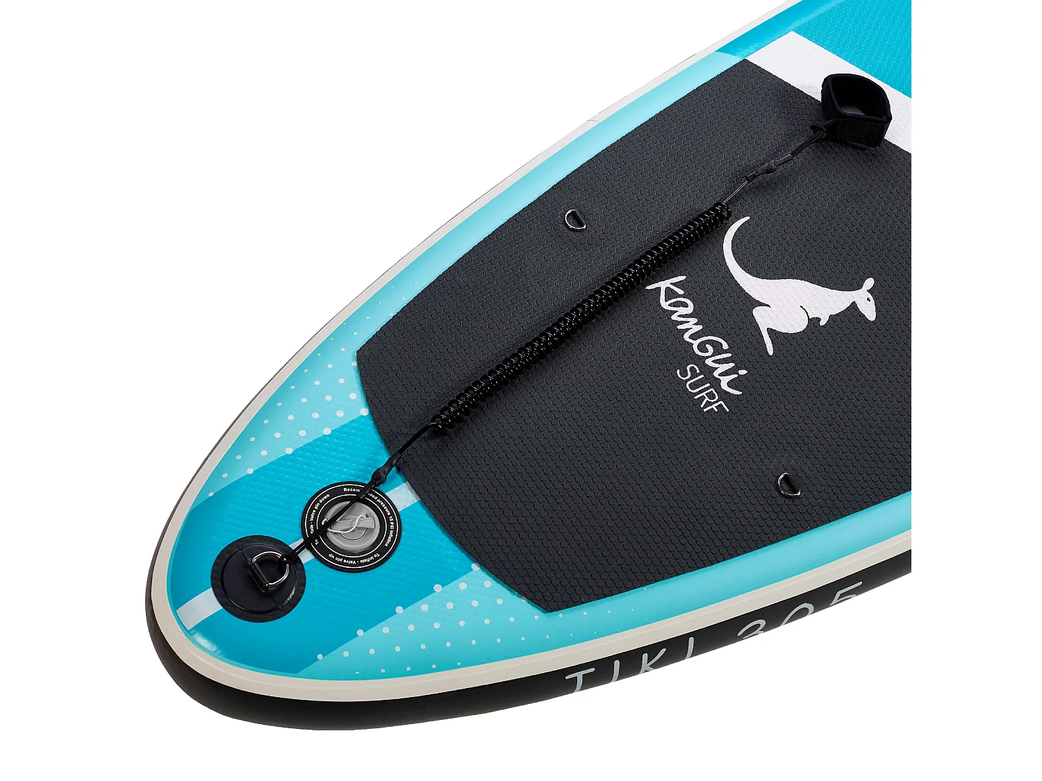 KANGUI Stand Up Paddle Gonflable 305 cm (10') - SUP avec pagaie réglable, sac à dos, pompe haute pression, leash et kit de réparation - TIKI