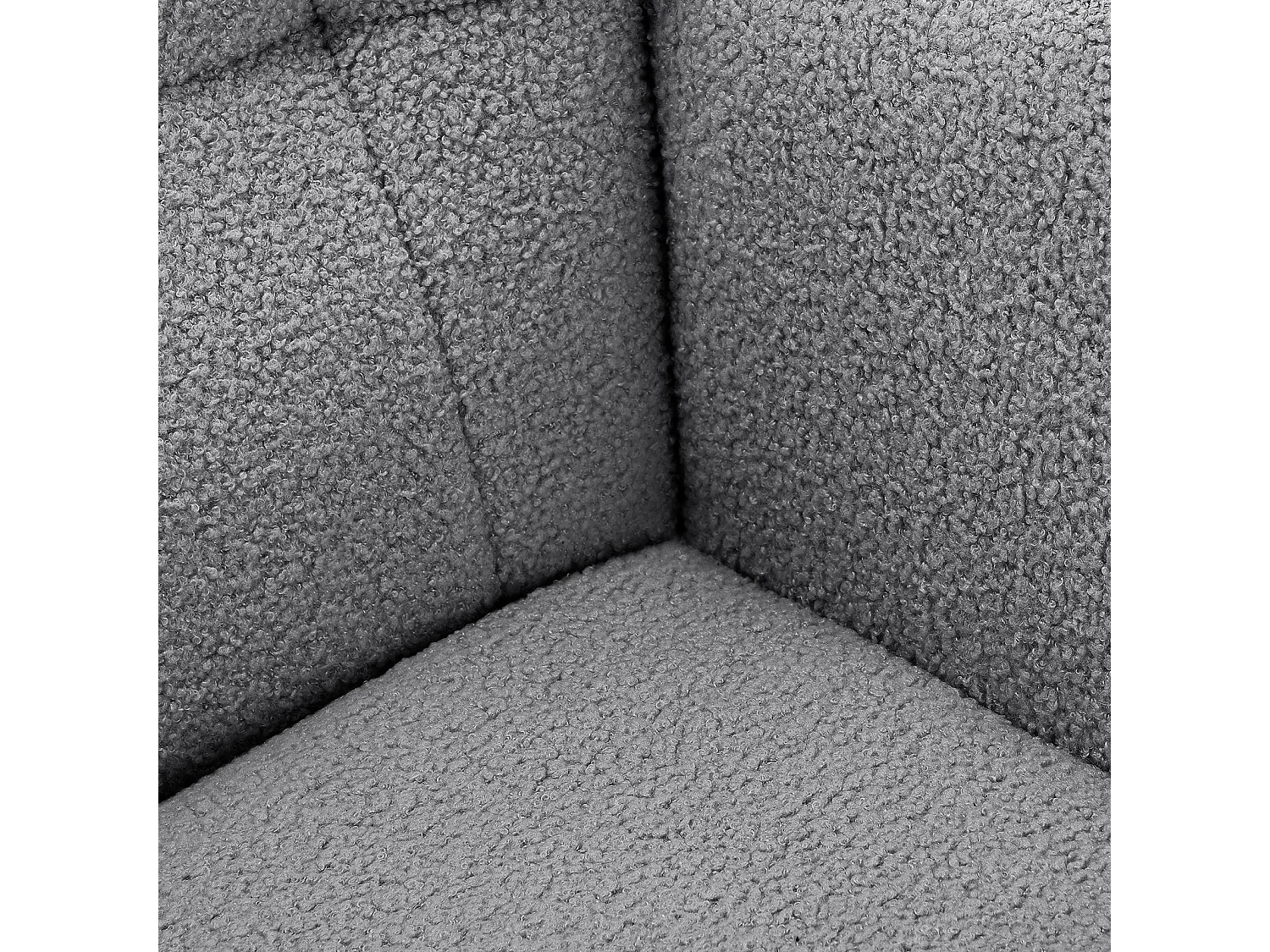 Cadeira de balanço - Cadeira de sala para quarto - Capacidade de carga até 120 kg - Poliéster - Cinza - 68 x 75 x 92 cm