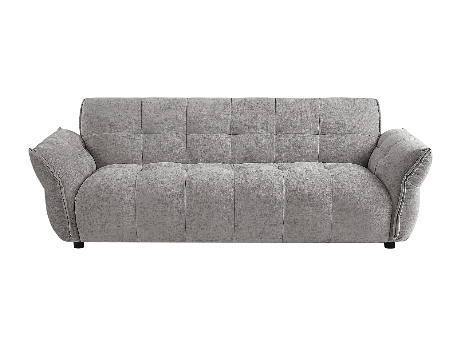 3-seters sofa i gråmelert stoff NAPIZO