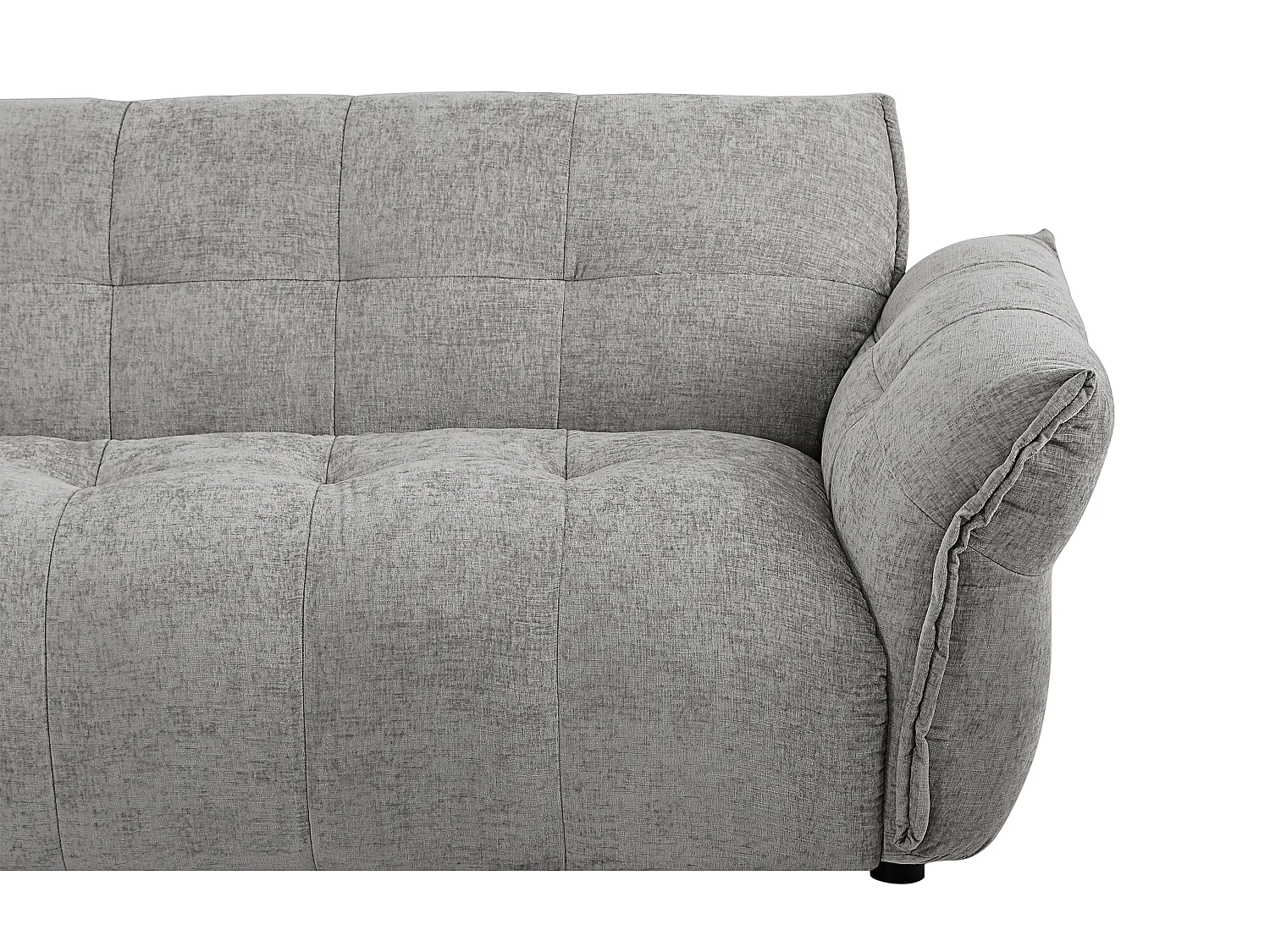 3-seters sofa i gråmelert stoff NAPIZO