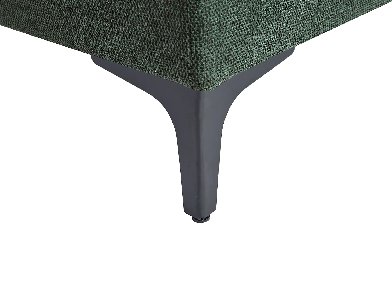 Divano angolare reversibile in Tessuto testurizzato Verde - JAMOLO