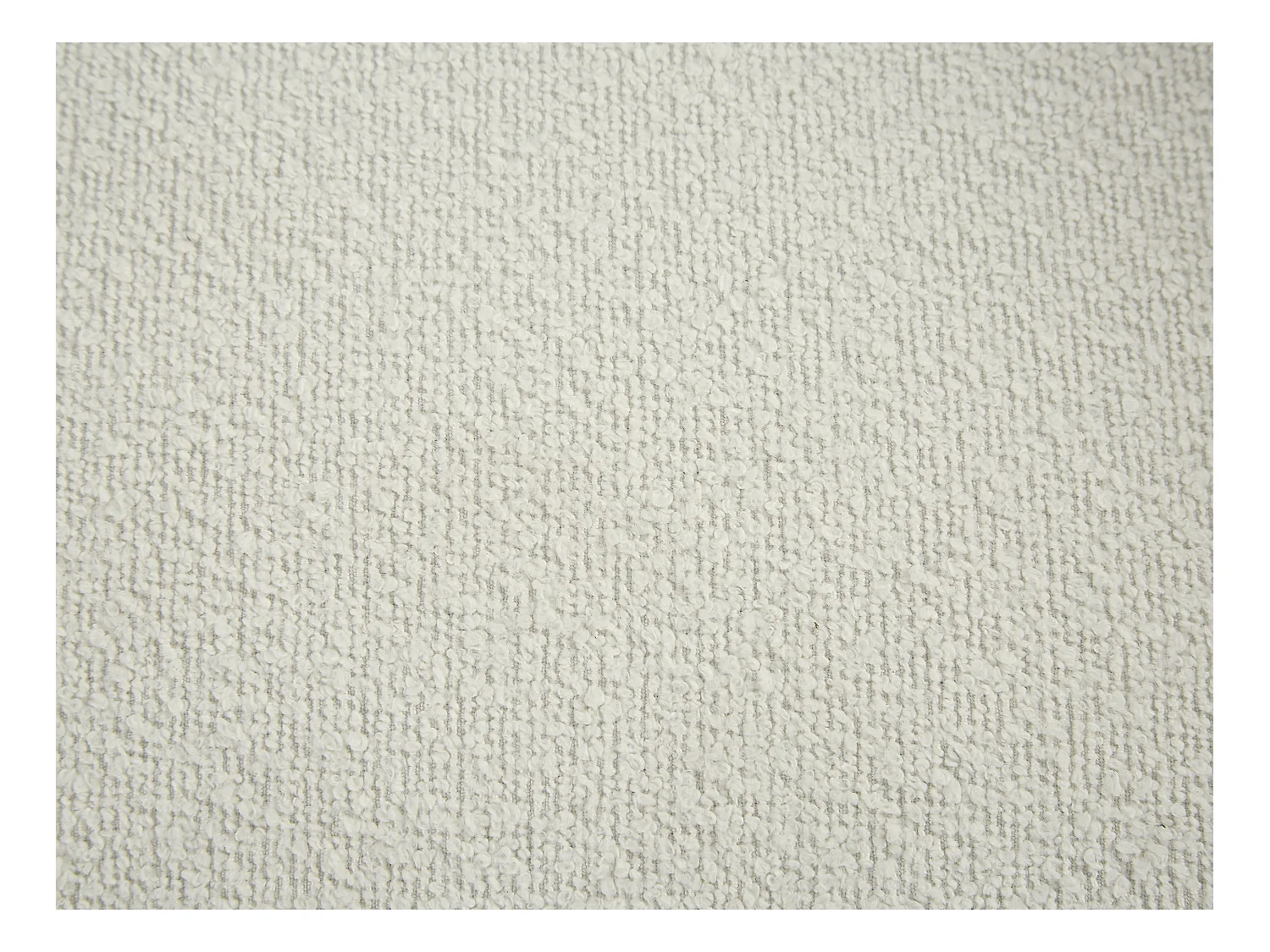 Fauteuil en tissu bouclette blanc ivoire BOVANA de Pascal Morabito