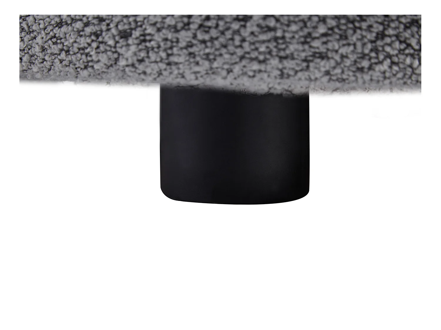 Fauteuil in grijs bouclé BOVANA van Pascal Morabito