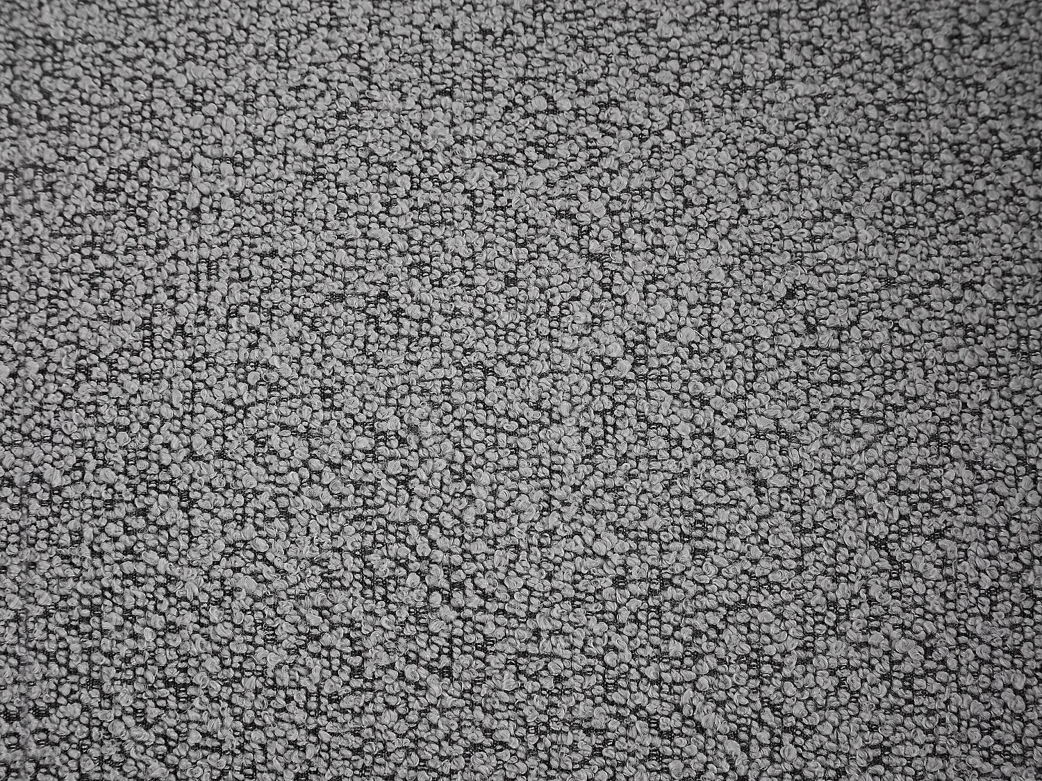 Fauteuil in grijs bouclé BOVANA van Pascal Morabito