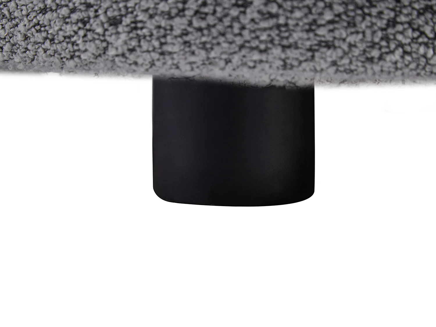 Fauteuil in grijs bouclé BOVANA van Pascal Morabito