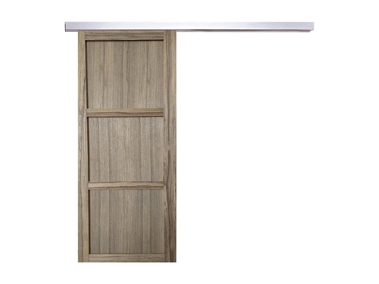 Porta Scorrevole Frake 3 Ante H204 x L73 + binario in alluminio senza maniglia