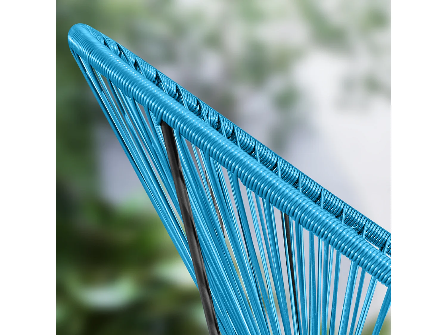 Set di 2 sedie da giardino blu ACAPULCO