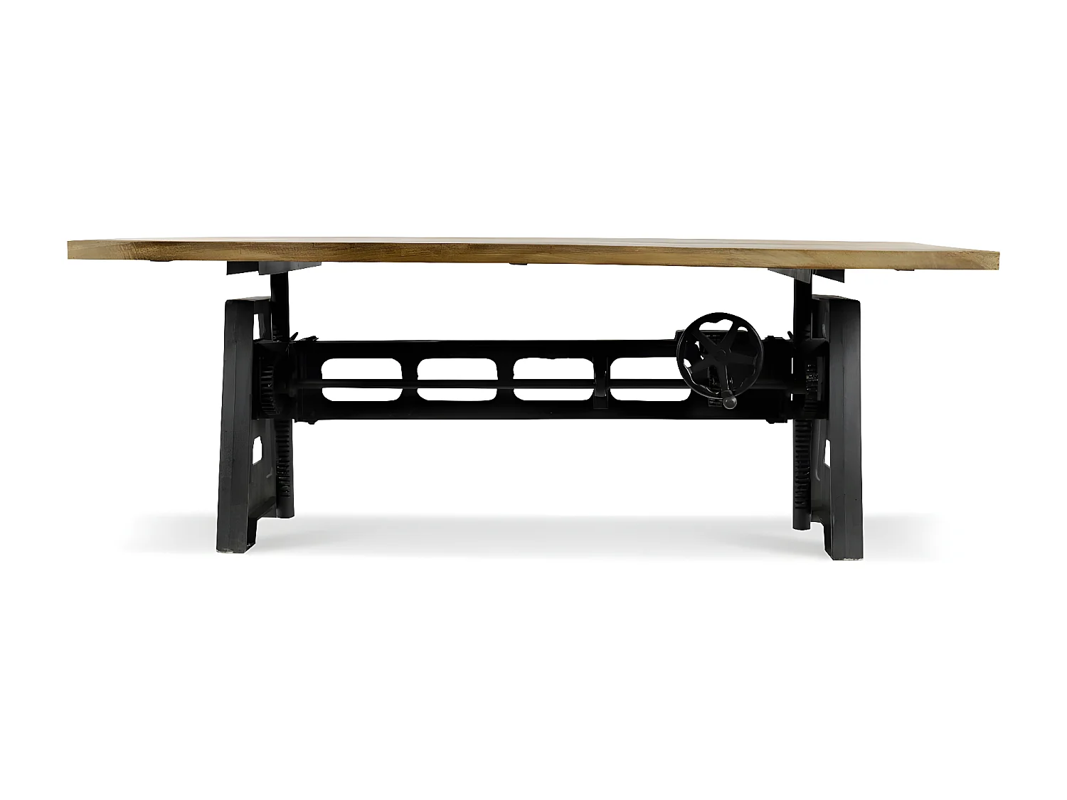 Table à Manger Bois Marron 190x91x71/100cm - Décoration d'Autrefois