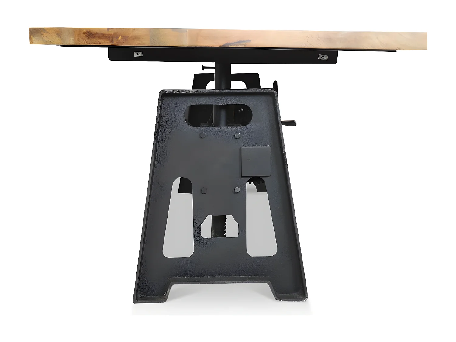 Table à Manger Bois Marron 190x91x71/100cm - Décoration d'Autrefois